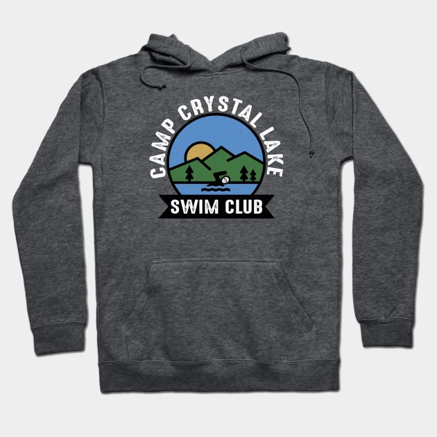 Camp Crystal Lake Swim Club Hoodie by NinthStreetShirts